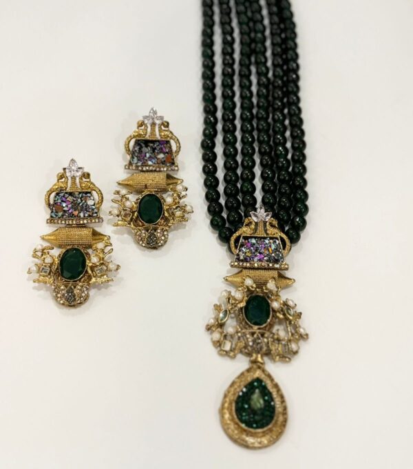 SIGNATURE EMERALD MALA SET