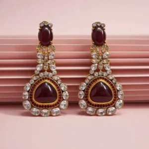 RUBY FLORAL EARRINGS