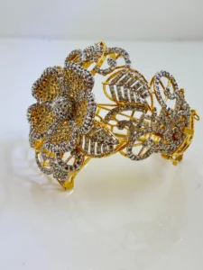 SILVER BLOSSOM BANGLE 1