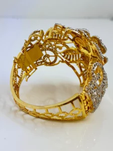 SILVER BLOSSOM BANGLE 2