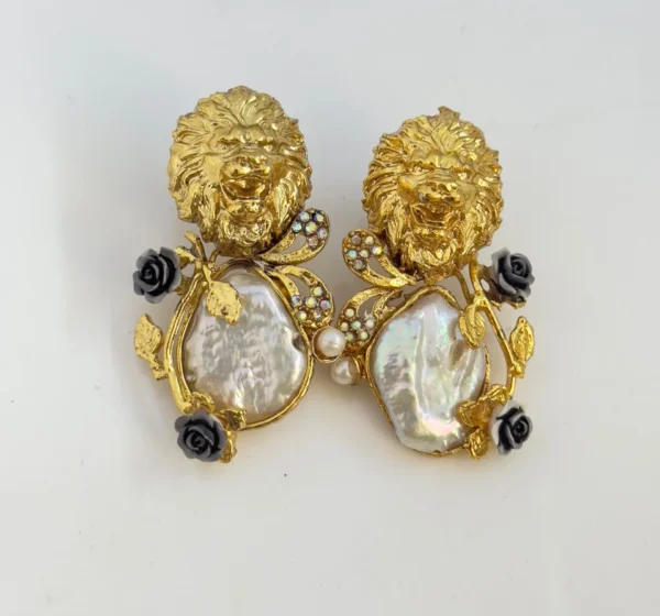 LION EARRINGS