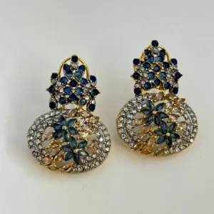 SHEESH EARRIONGS BLUE