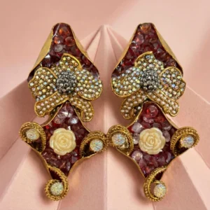 AMETHYST RUBY EARRINGS