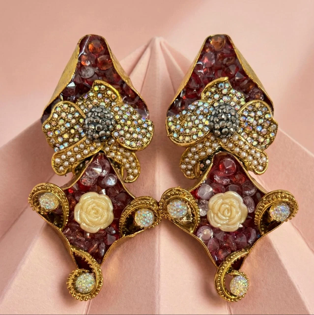 AMETHYST RUBY EARRINGS