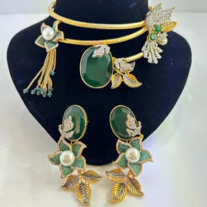 EMERALD FLORAL SET