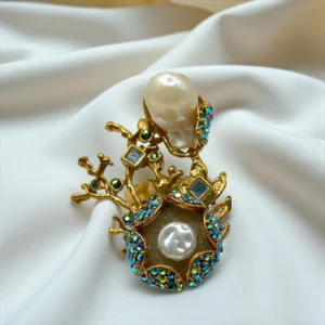 LOTUS FLORAL RING....