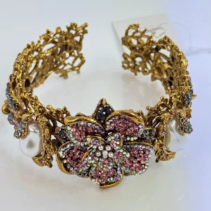 PINK FLORAL BANGLE 1