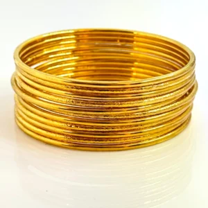 SHINY GOLDEN BANGLES (1)