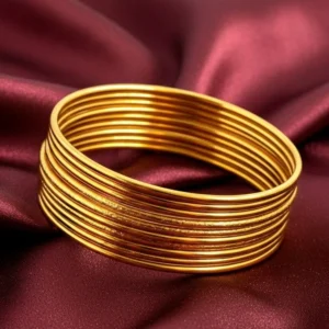 SHINY GOLDEN BANGLES