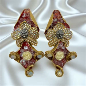 amethyst ruby earrings 2