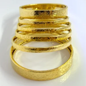 AMETHYST GOLD BANGLE