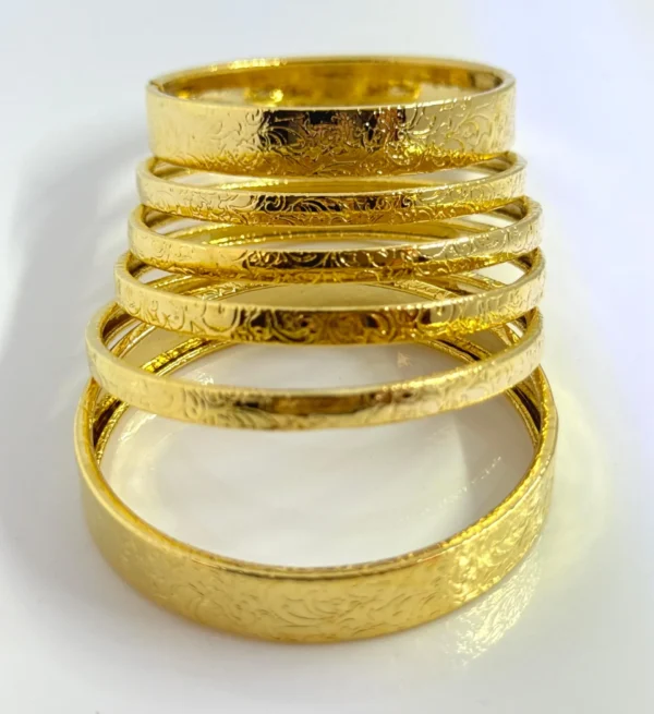 AMETHYST GOLD BANGLE