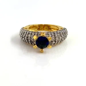 CIRCULAR ZIRCON RING