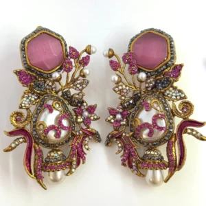 DESIGNER PINK EARRINGS
