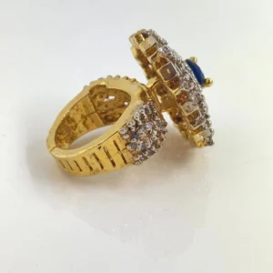 FLORAL BLUE RING 1