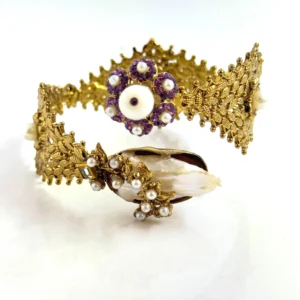 GESIGNER PURPLE BANGLE
