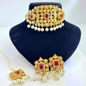 KUNDAN RUBY SET