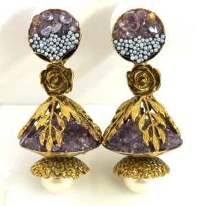 LAVENDER BRANCHO EARRINGS