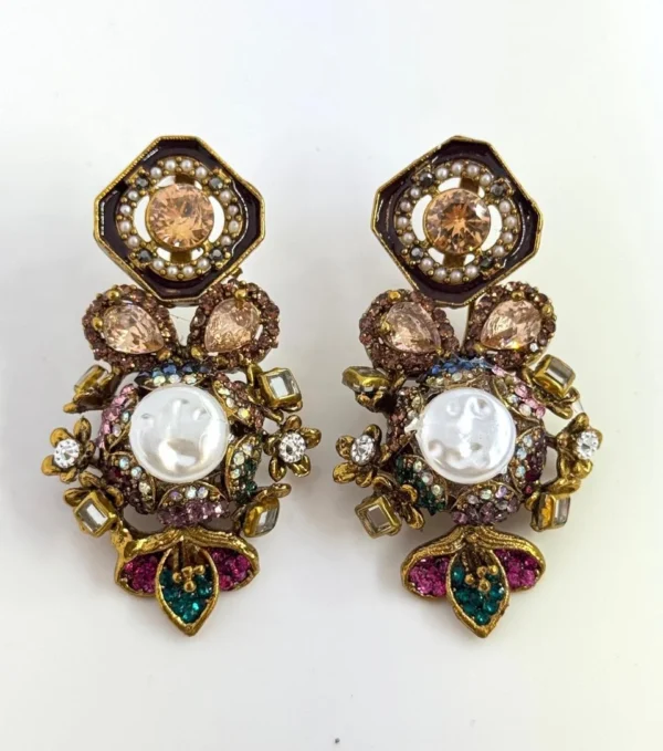 MULTI BROWN EARRINGS