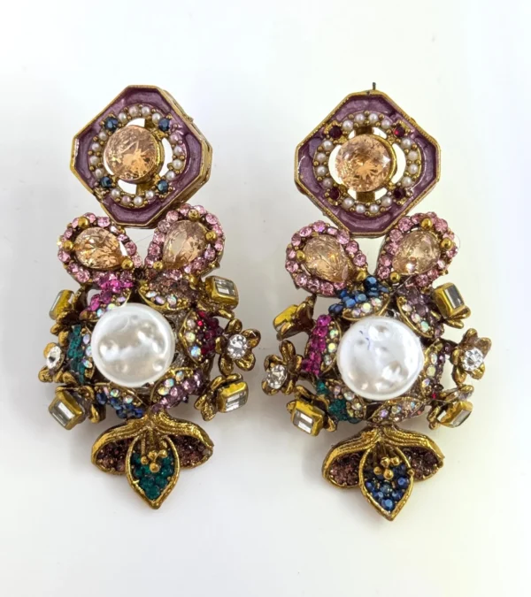 MULTI LAVENDER EARRINGS