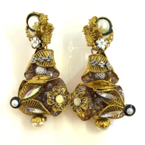 PEARL CHAMPAGNE EARRINGS