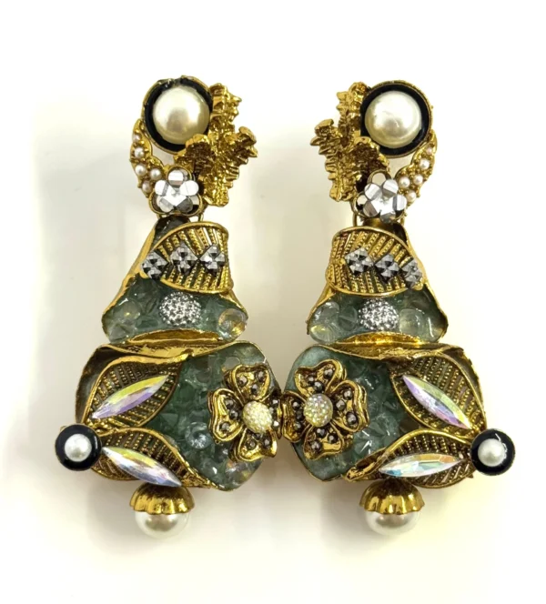 PEARL TURQUOISE EARRINGS