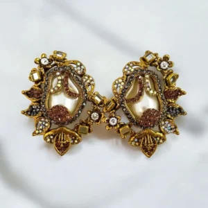 PETAL BROWN EARRINGS