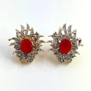RUBY EAR STUDS..