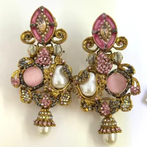 SHINY PINK EARRINGS
