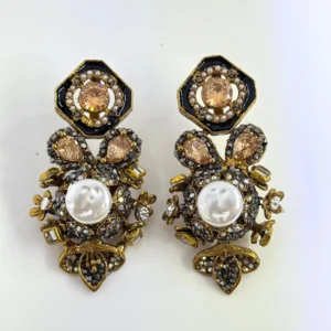 SQUARA BLACK EARRINGS