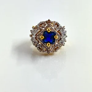SQUARA BLUE RING