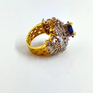 SQUARA BLUE RING...1