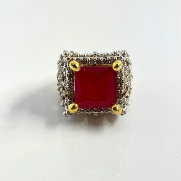 SQUARA RUBY RING