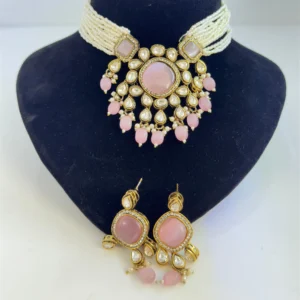 TEA PINK CHOKER SET...2