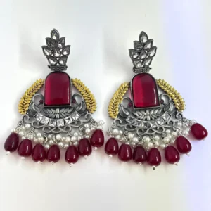 TRADITIONAL RUBY EARRINGS