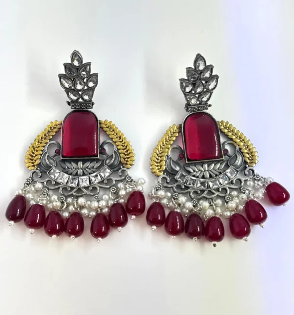 TRADITIONAL RUBY EARRINGS