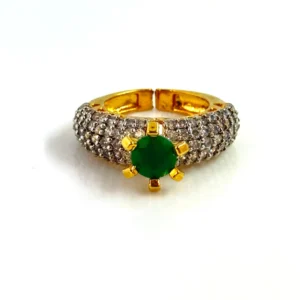 ZICONIZN EMERALD RING