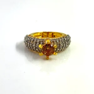 ZIRCON CHZMPAGNE RING