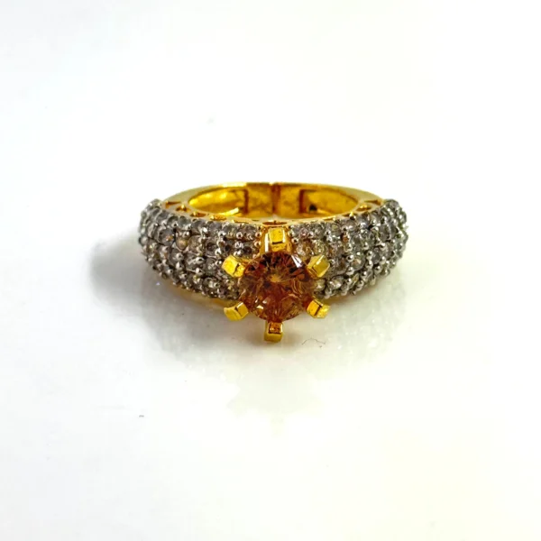 ZIRCON CHZMPAGNE RING