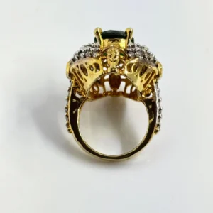 ZIRCONIAN EMERALD RING 1