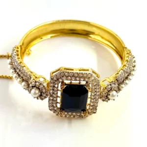BLACK GOLD PLATED BANGLE...1