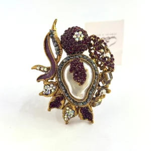BLOSSOM MAROON RING