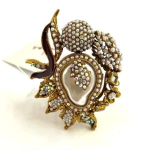 BLOSSOM WHITE RING ...1