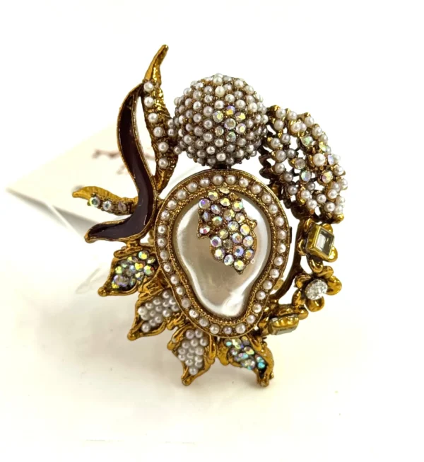 BLOSSOM WHITE RING ...1