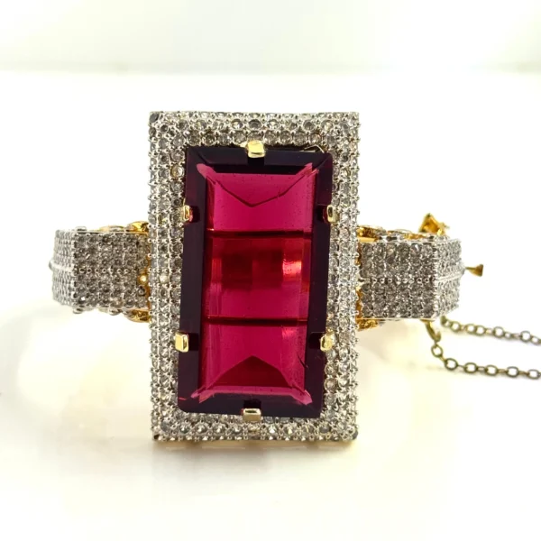 BOLD AMETHYST BANGLE