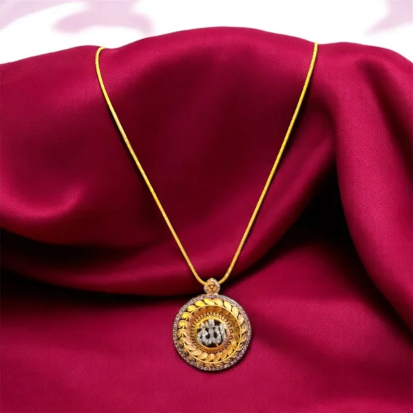 CALIGRAPHY LAVENDER PENDENT