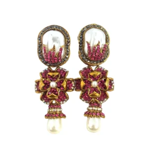 DAZZLING MAGENTA EARRINGS..