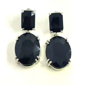 DEEP BLACK EARRINGS