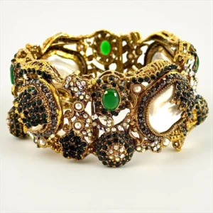DESIGNER EMERALD BANGLE 2