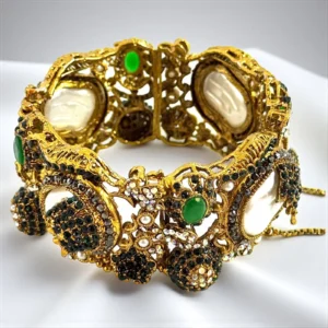 DESIGNER EMERALD BANGLE 3